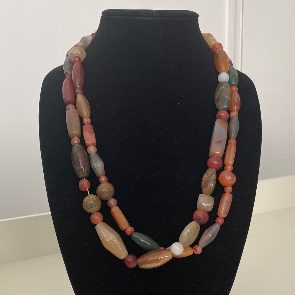 Polished Stone Necklace